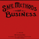 Front Cover of the "Safe Methods of Business" book.