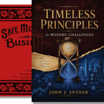 Safe Methods of Business book and Timeless Principles for Modern Challenges book together in the same image.